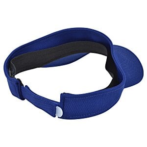 Additional Image 1 - a blue visor with black straps