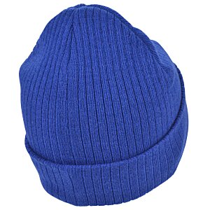 Additional Image 1 - a blue knit hat on a white background