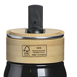 Additional Image 4 - a close up of a black bottle