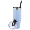 View Image 3 of 4 of Charger Vacuum Tumbler - 40 oz.