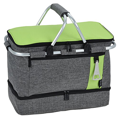 Additional Image 1 - a grey and green cooler