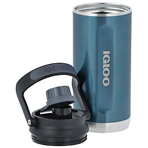 Additional Image 4 - a blue and silver metal container