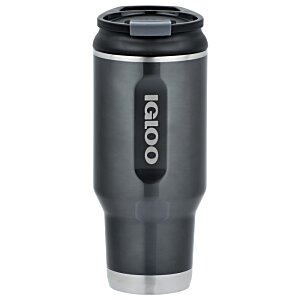 Additional Image 3 - a black and silver coffee mug