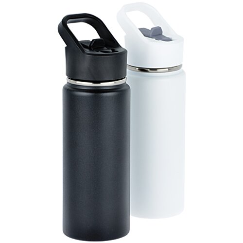 Additional Image 1 - a black and white water bottles