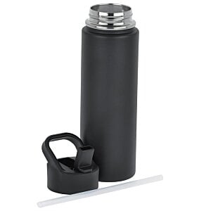 Additional Image 4 - a black thermos with a cap