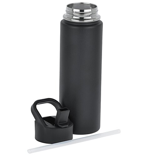Additional Image 4 - a black thermos with a cap