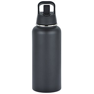 Additional Image 1 - a black bottle with a silver cap