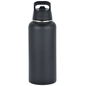 Additional Image 4 - a black water bottle with a white background