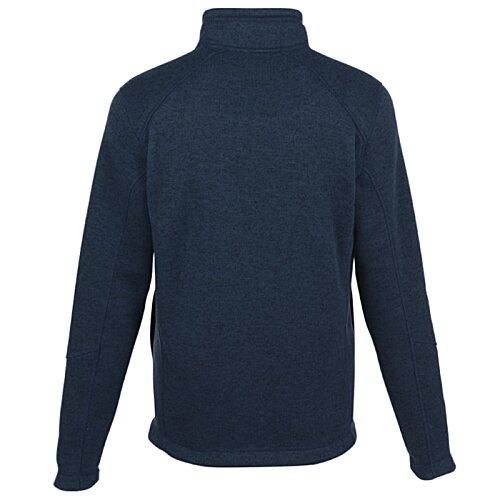 Additional Image 1 - a back view of a blue jacket