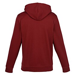 a red hoodie on a white background