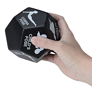 Additional Image 3 - a hand holding a black and white octagon