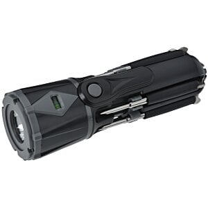 Additional Image 1 - a black flashlight with a green light
