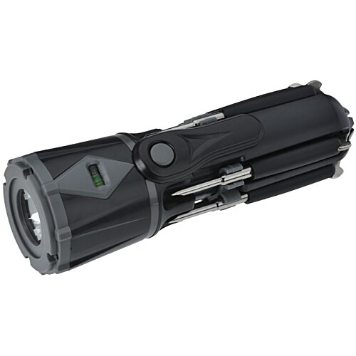 Additional Image 1 - a black flashlight with a green light