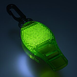 Additional Image 3 - a green whistle with a light