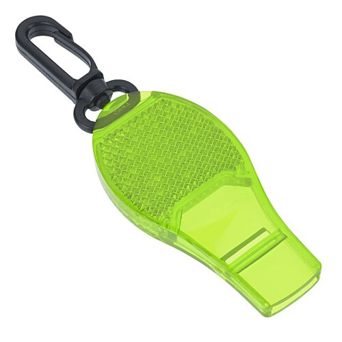 Additional Image 1 - a green whistle with a black ring