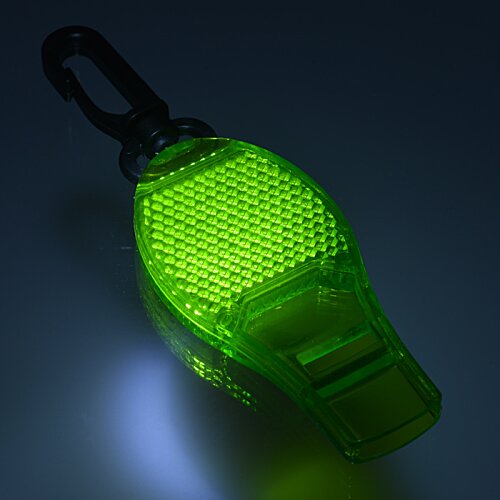 Additional Image 3 - a green whistle with a light