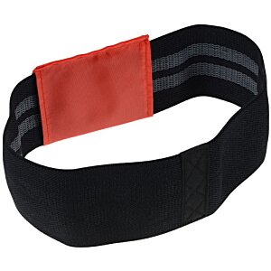 Additional Image 2 - a black elastic band with a red stripe
