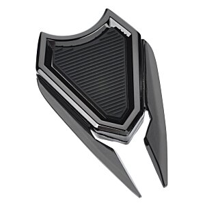 Additional Image 2 - a black shield with a white stripe