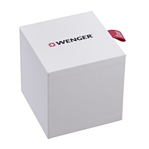Additional Image 1 - a white cube with red label