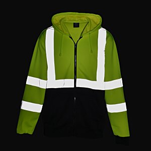 Additional Image 2 - a green jacket with white stripes