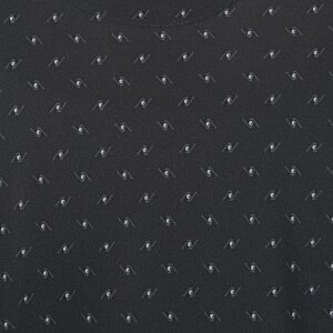 Additional Image 2 - a black and white polka dot fabric
