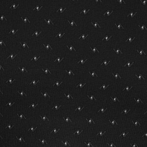 Additional Image 2 - a black and white polka dot fabric