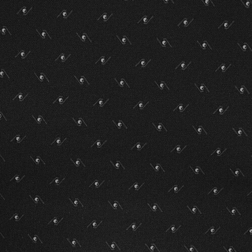 Additional Image 2 - a black and white polka dot fabric