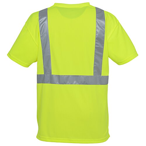 Additional Image 1 - a yellow shirt with reflective stripes