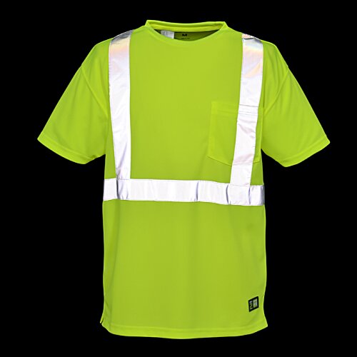Additional Image 2 - a yellow shirt with white stripes