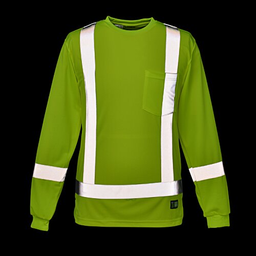 Additional Image 2 - a green shirt with white stripes