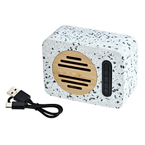 Additional Image 1 - a white and black rectangular object with a black cord