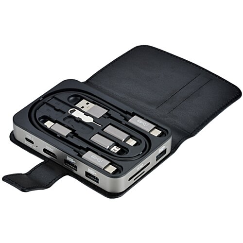 Additional Image 1 - a black case with several batteries