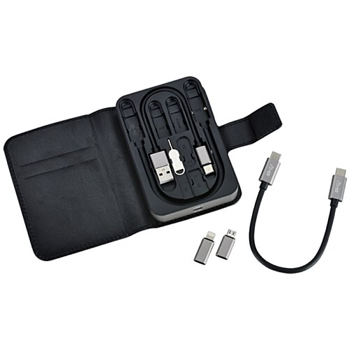 Additional Image 2 - a black case with a cord and a cable