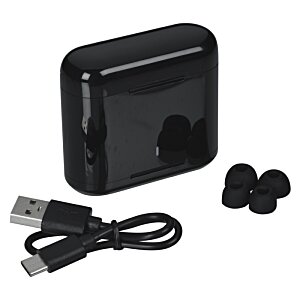 Additional Image 8 - a black rectangular object with a cord and plugs