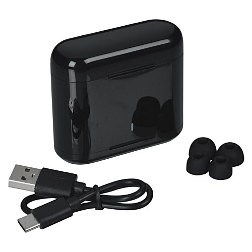 Additional Image 8 - a black rectangular object with a cord and plugs