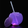 View Image 5 of 6 of Glow Ball Light Up Tumbler with Straw - 22 oz.