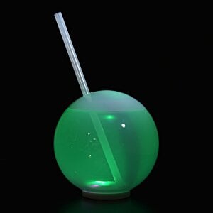 Additional Image 1 - a green round object with a straw