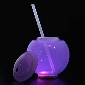 Additional Image 4 - a purple drink in a round container with a straw