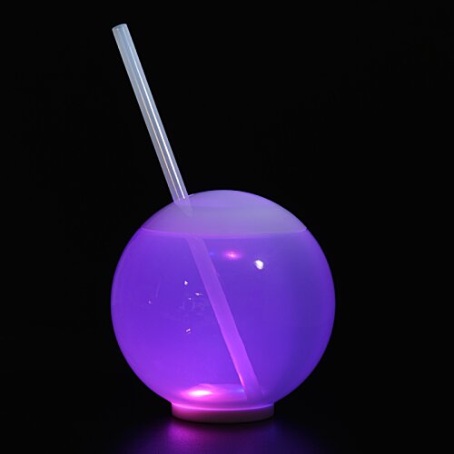 Additional Image 2 - a round purple object with a straw