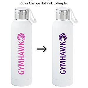 Additional Image 7 - a white bottle with pink and purple writing
