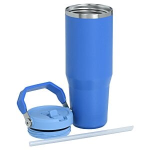 Additional Image 1 - a blue tumbler and a blue handle