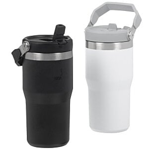 Additional Image 3 - a black and white water bottle