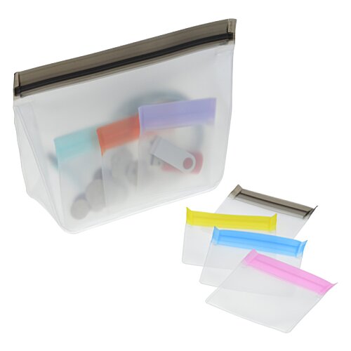 Additional Image 1 - a plastic bag with different colored paper