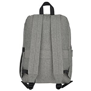 Additional Image 2 - a grey backpack with black straps