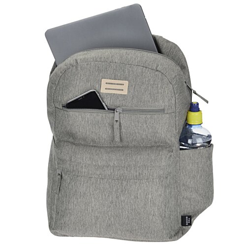 Additional Image 1 - a grey backpack with a pocket