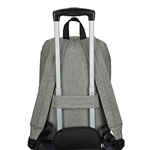 Additional Image 3 - a grey backpack with black handles