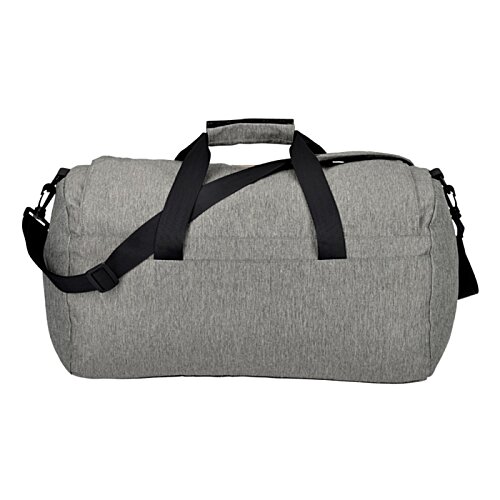 Additional Image 1 - a grey duffel bag with black straps