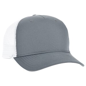 Additional Image 1 - a grey and white hat
