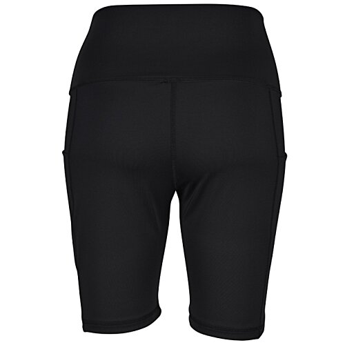 Additional Image 1 - a black shorts on a white background