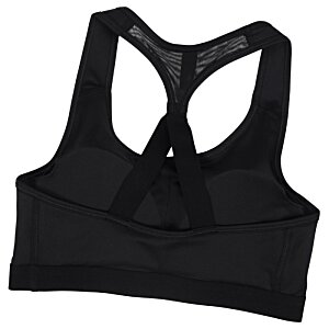 Additional Image 1 - a black sports garment with a cross-back straps